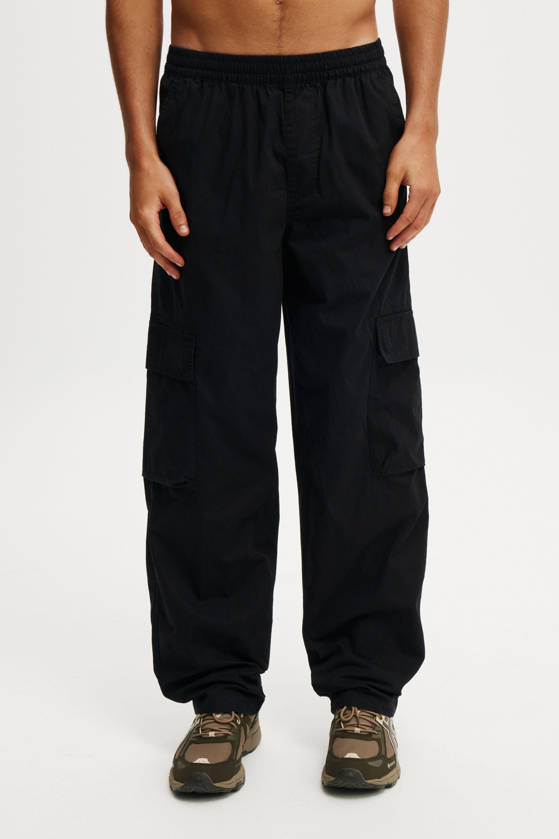 Knox Baggy Cargo Pant - Black