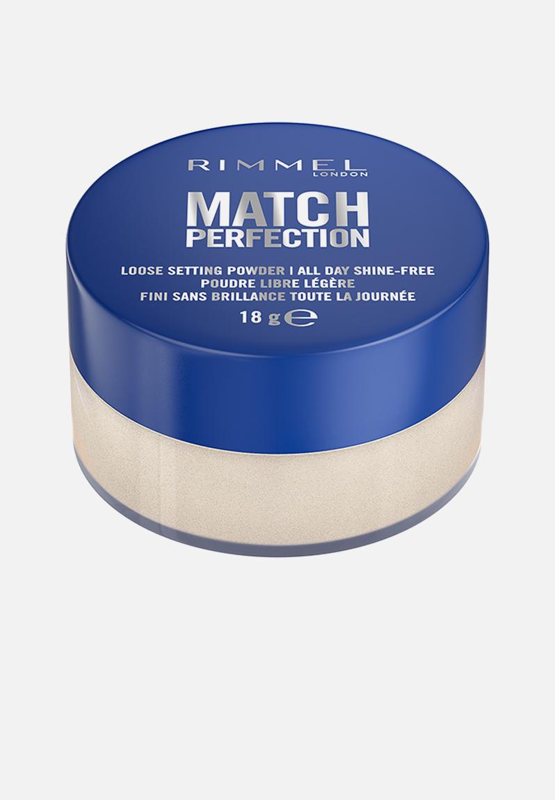 Match Perfection Silky Loose Powder Translucent - 001 Rimmel Face ...
