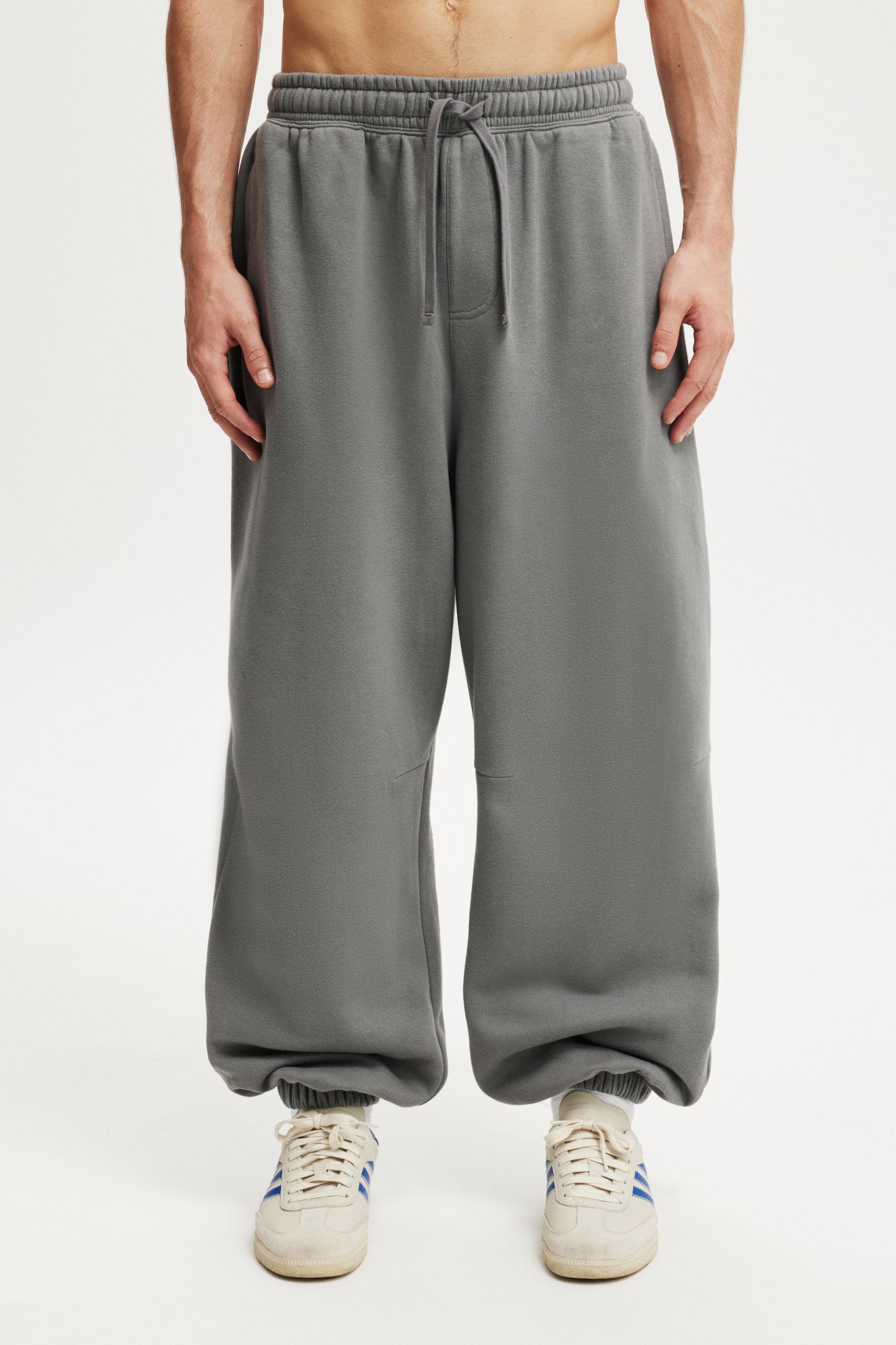 Super Baggy Cuffed Track Pant - Slate Stone