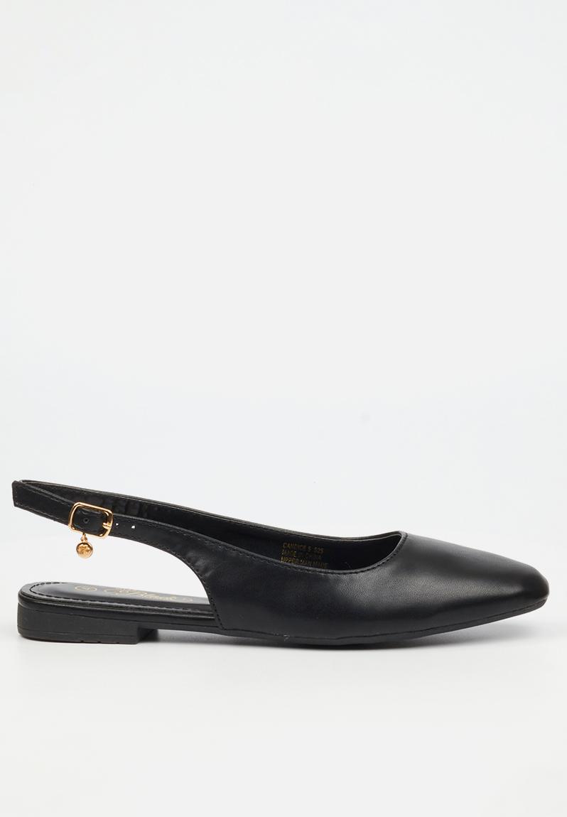 cc pump 6.5 black lambskin