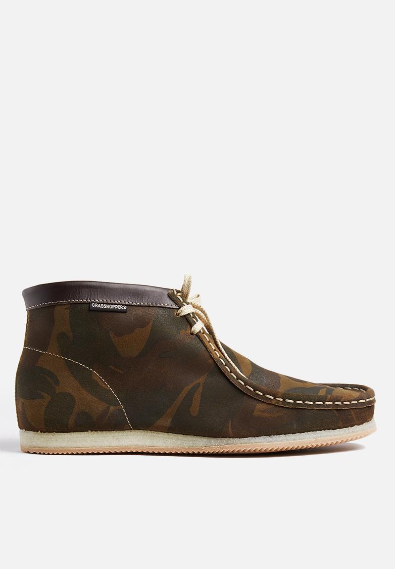 Buster - khaki camo Grasshoppers Boots | Superbalist.com