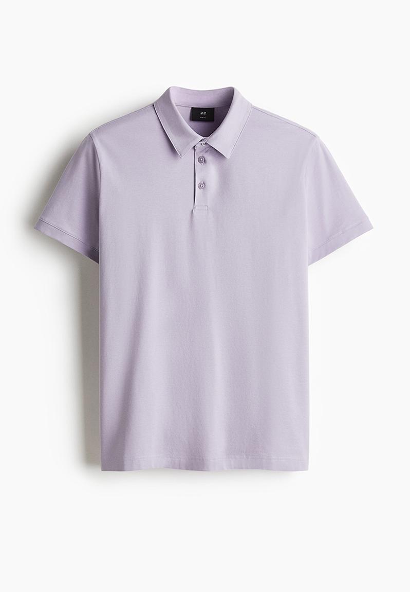 Slim fit polo shirt - purple - 0956343093