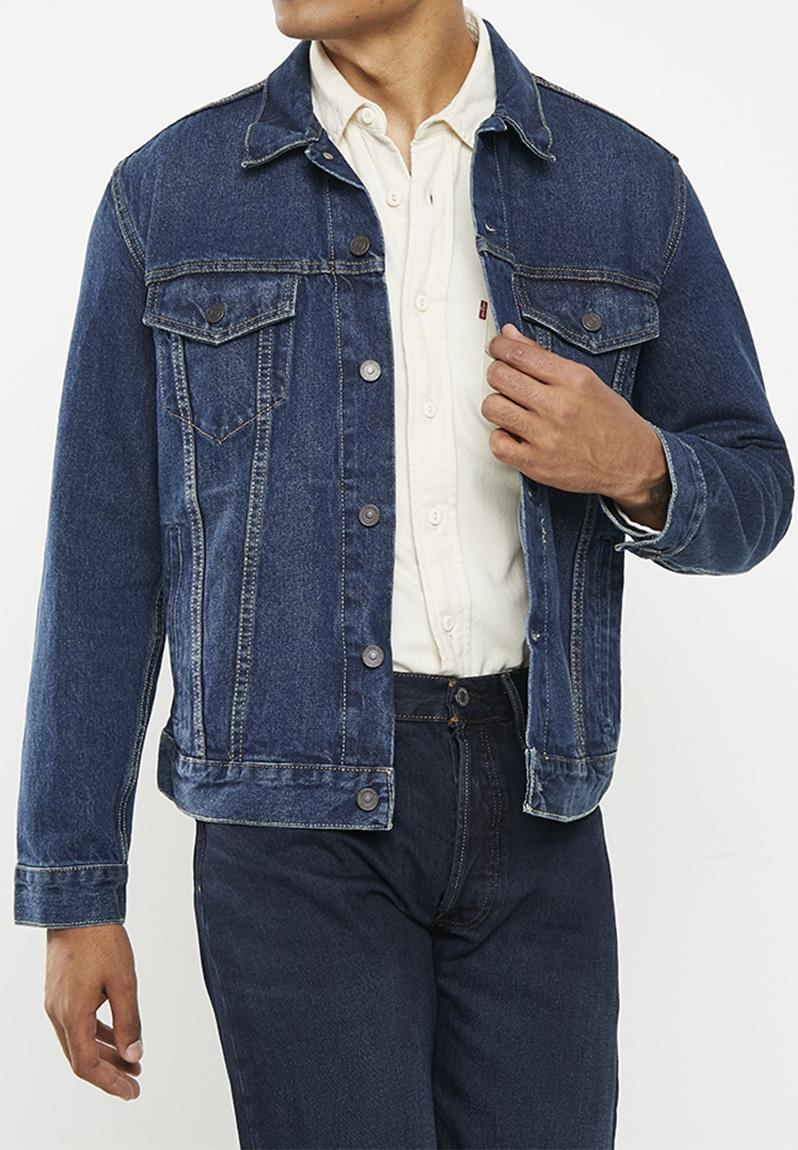 The trucker jacket za broadway terrace t - blue