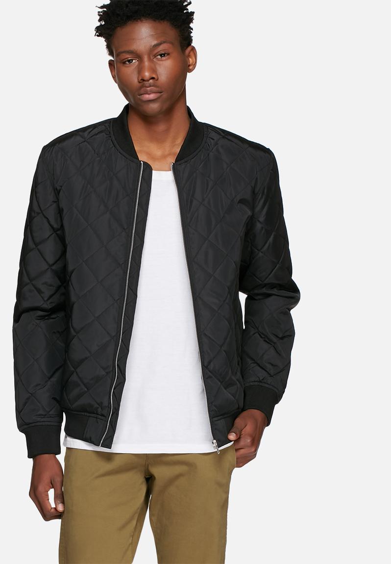 Pete quilted bomber - black Selected Homme Jackets | Superbalist.com