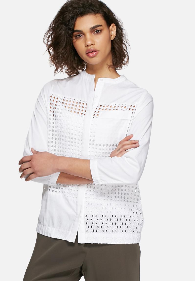 broderie anglaise shirt