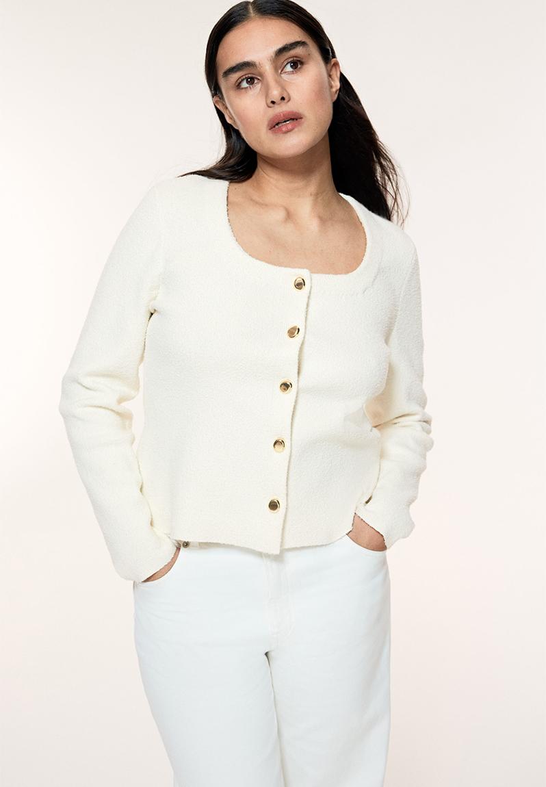 The Big G Cardigan Cream