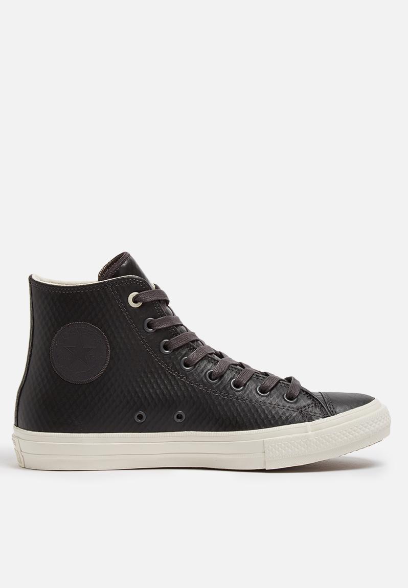 Converse CTAS Mesh Backed Leather- 153555C - Almost Black Converse ...