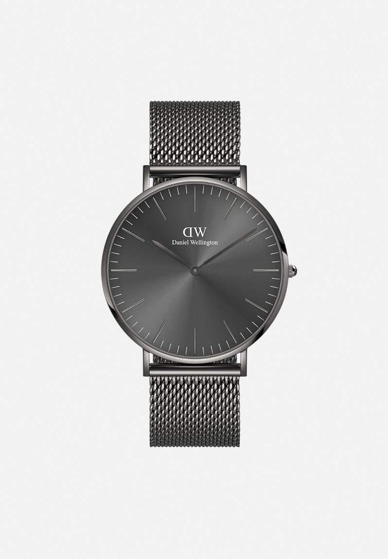 Classic Mesh Graphite Watch-Black 40mm