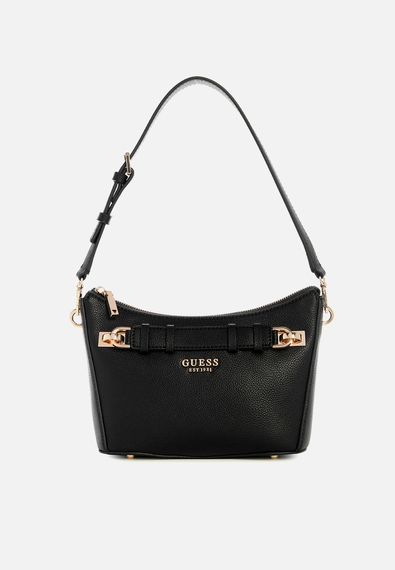 Gregoria top zip shoulder bag - black