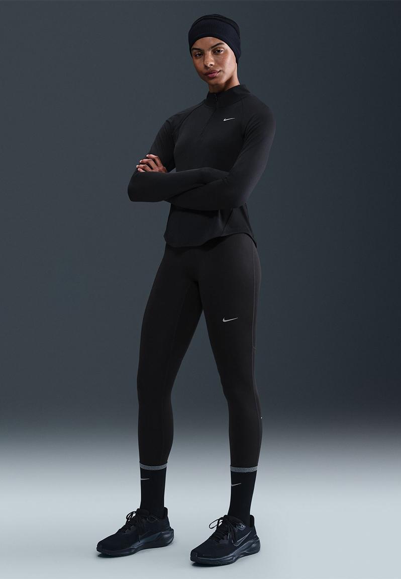 W Nk Df Tempo Hr 7/8 Tght - Black