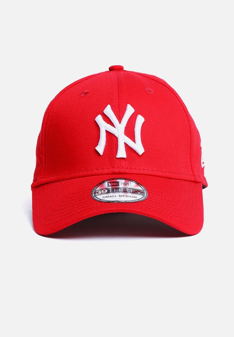 39THIRTY Mlb League Basic NY Yankees - Scarlet Red New Era Headwear ...