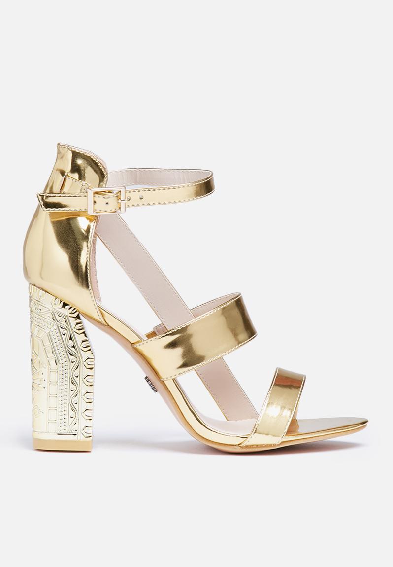 Willa heeled sandals - gold Daisy Street Heels | Superbalist.com