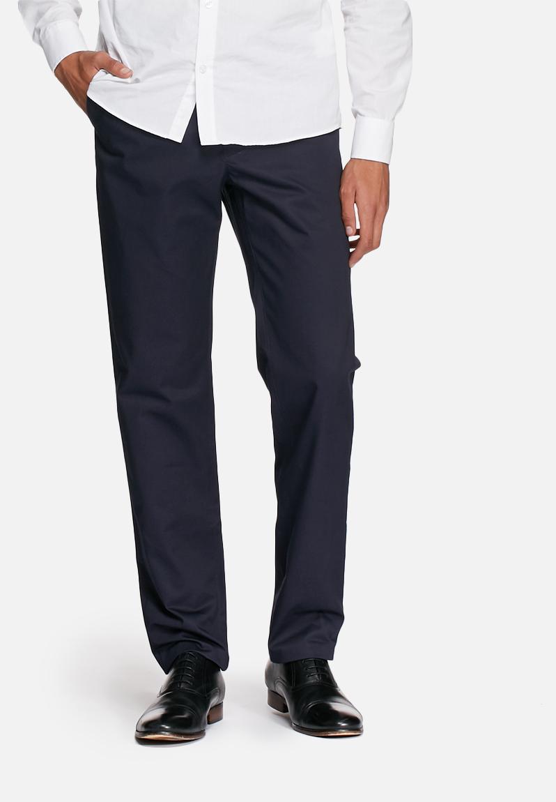 Pantalon Chino Homme NAVY - Taille 38 - Couleur Bleu Marine - Occasion Très Bon état