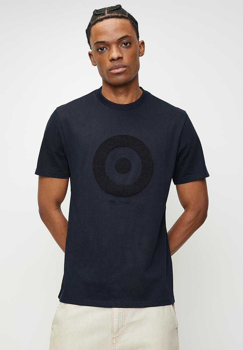 Target Towelling Applique Tee - Navy