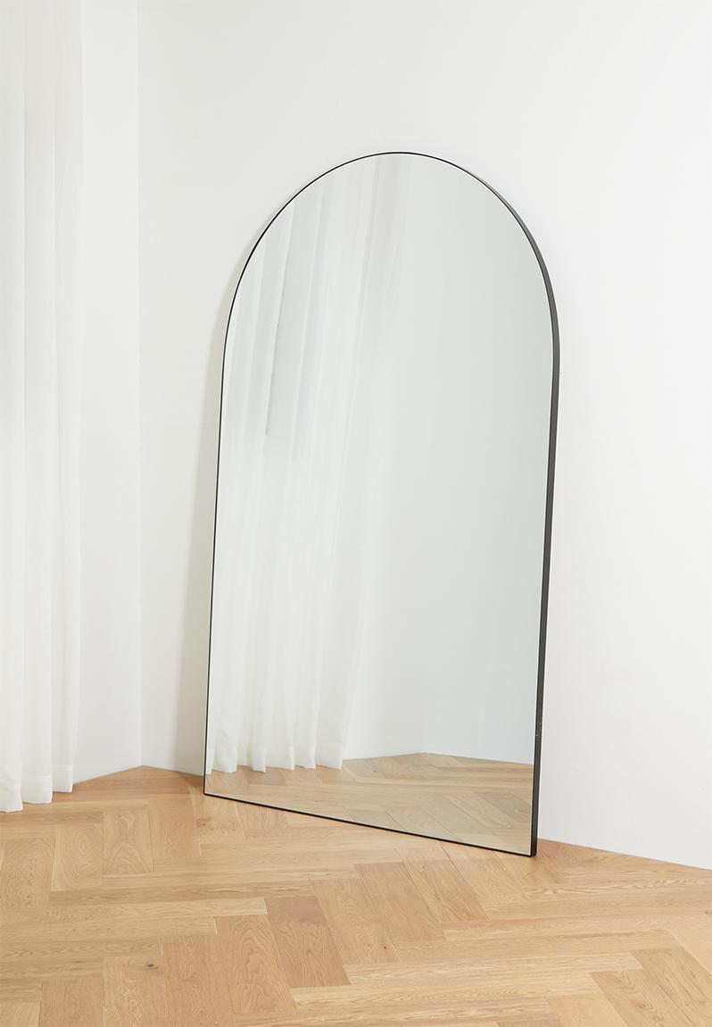 Wide Arch Full Length Mirror - Black Sixth Floor Decor Accessories ...