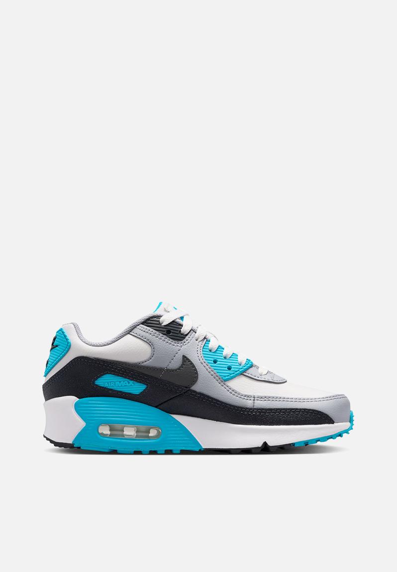 Nike Air Max 90 Ltr Grade School - Platinum Tint/Iron Grey-Blue