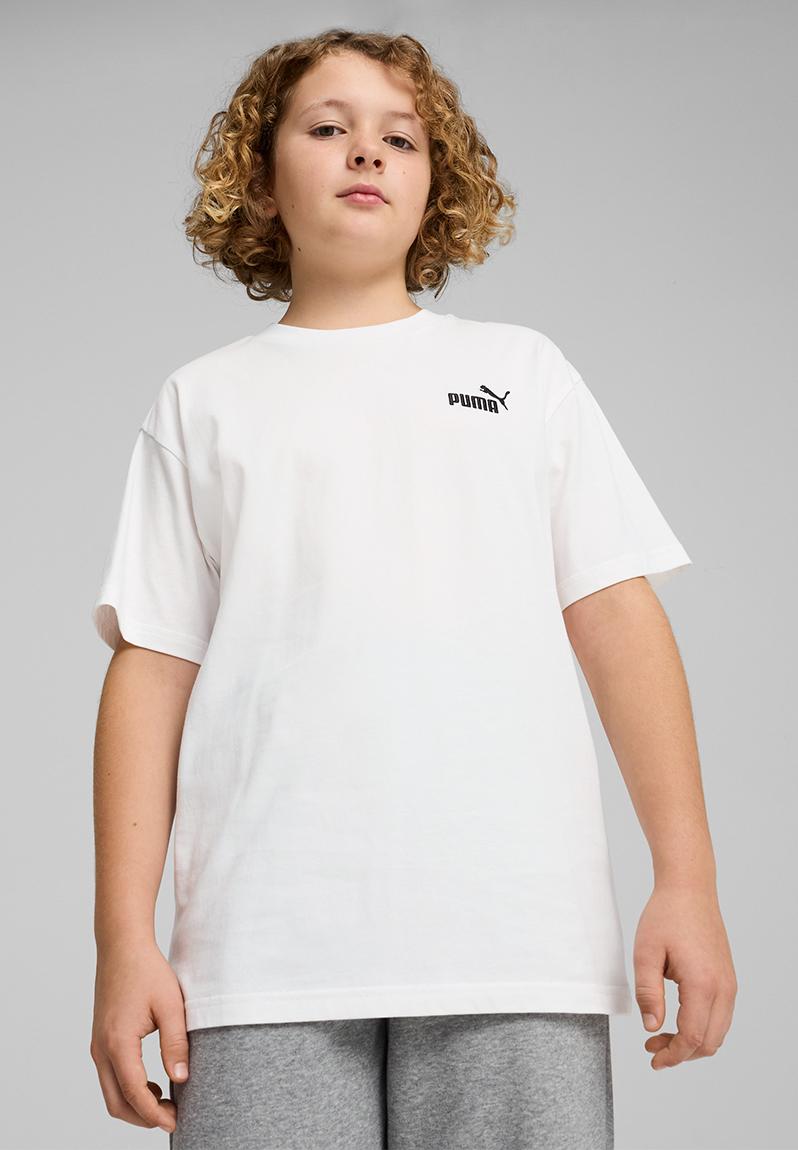 BABYL WHITE FLAME TEE Lサイズ　新品未使用 Ess small no. 1 logo relaxed tee b-puma white