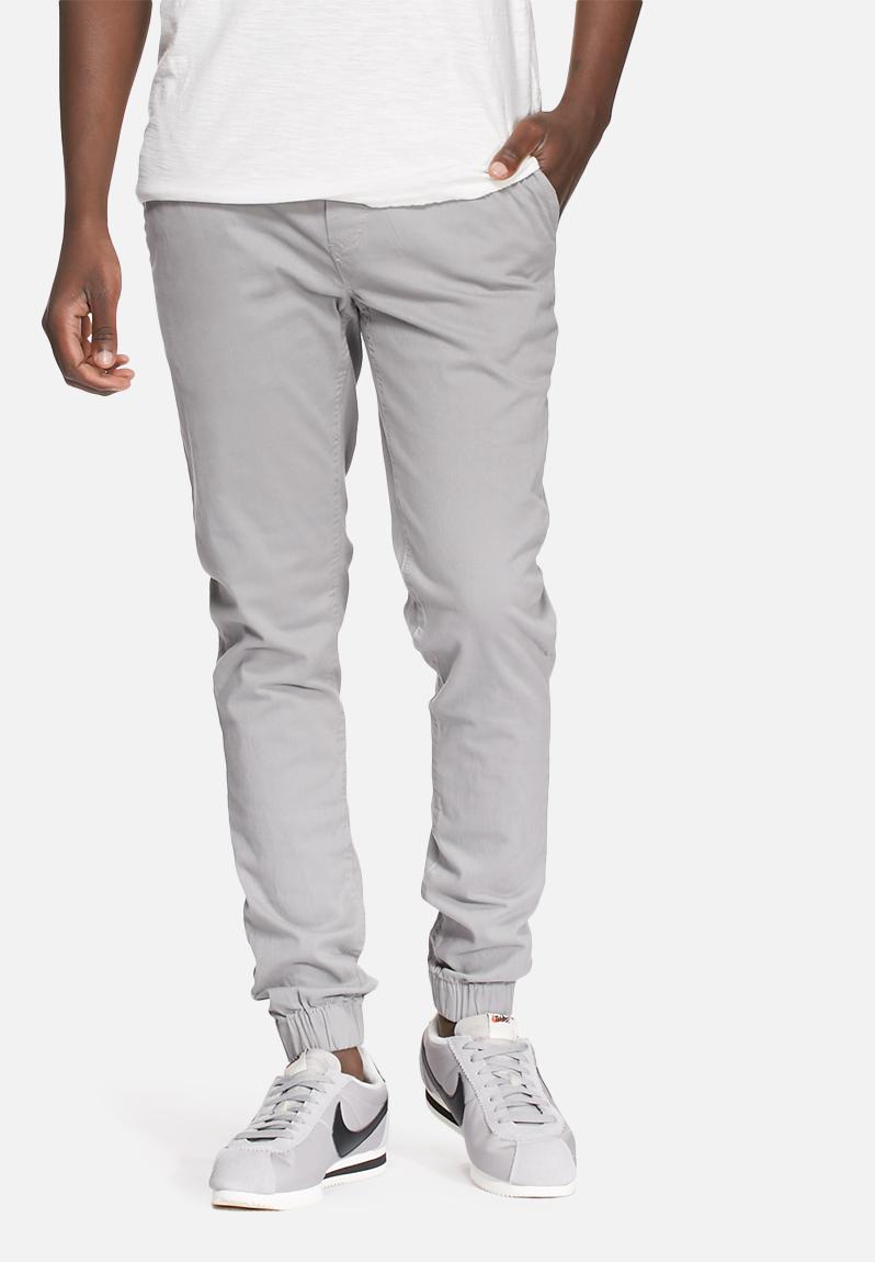 cuffed chino joggers