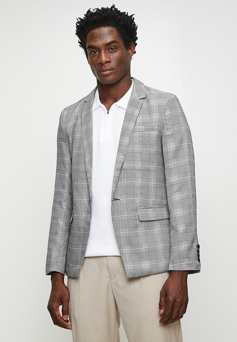 Light Grey Check Blazer Light Grey Check — free download
