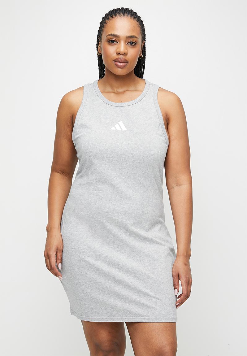 レディースウェア melt the lady logo cross dress gray レディース