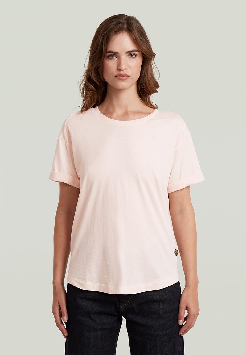 Rolled Up Sleeve Boyfriend Top Wmn - Pink