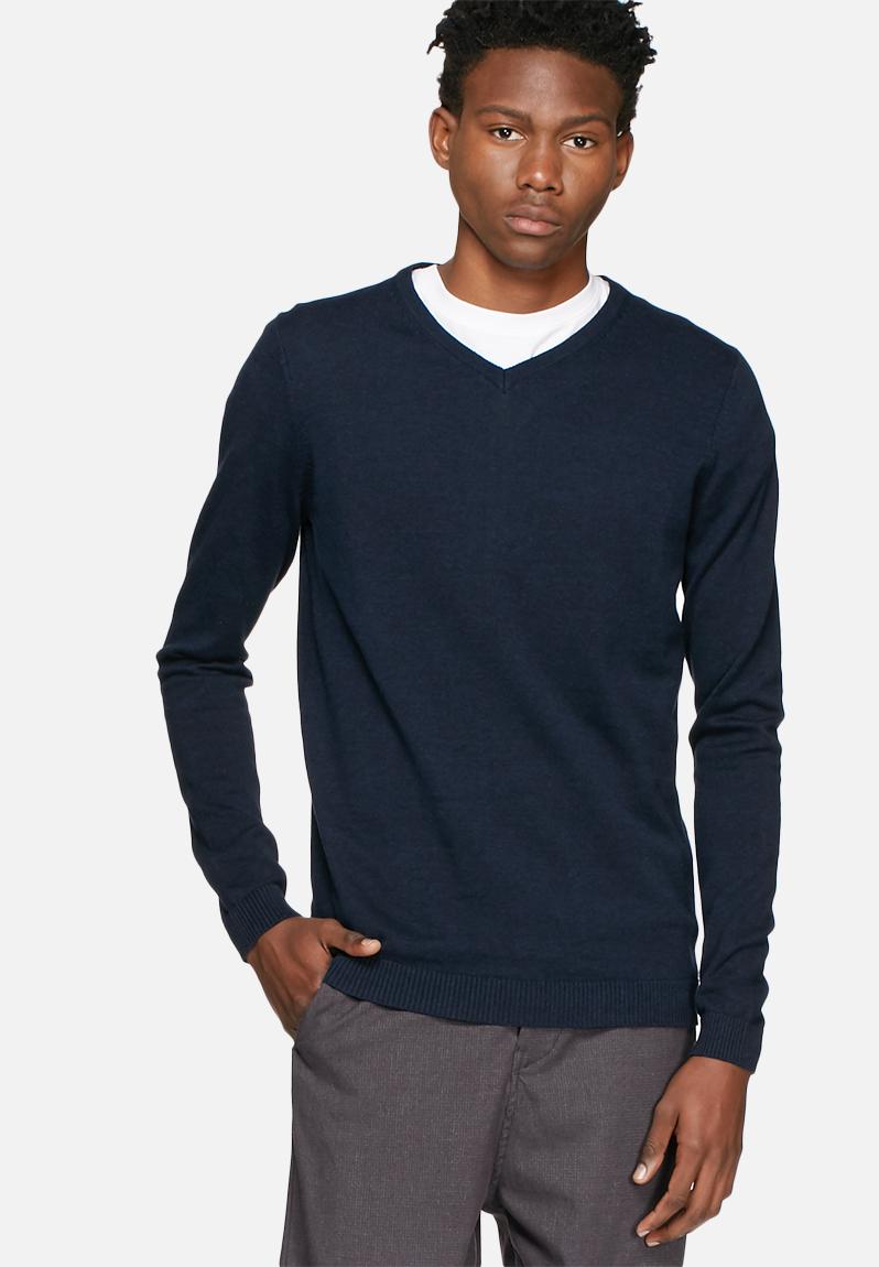 lucas knit and rubberized leather trainer