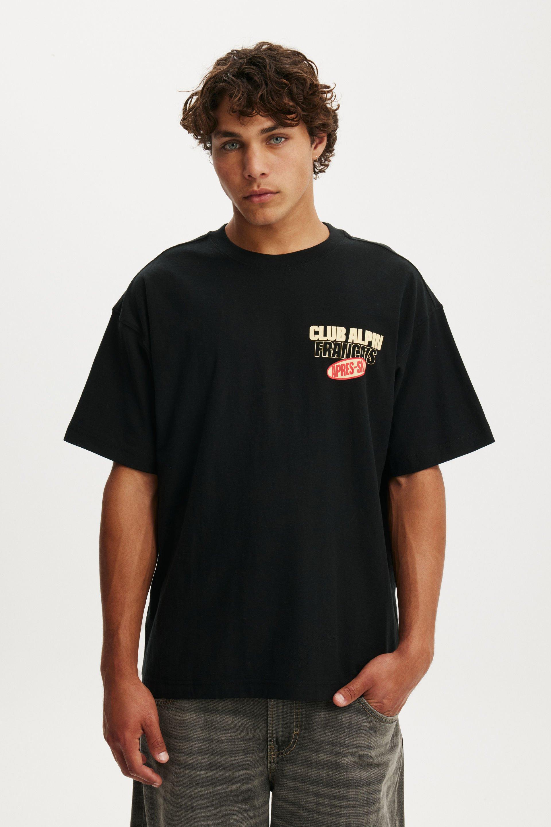 Box Fit Graphic T-Shirt - Black/Club Alpine