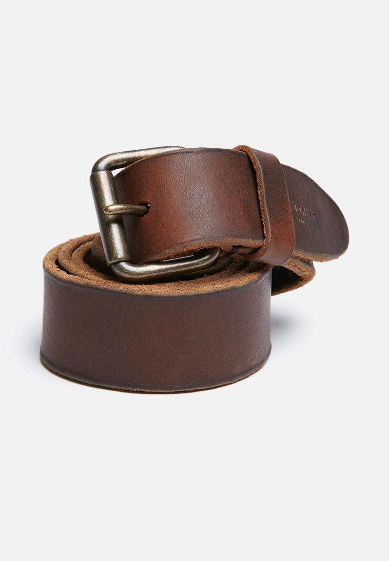 Jakob Leather Belt -Black Coffee NOOS Jack & Jones Belts | Superbalist.com