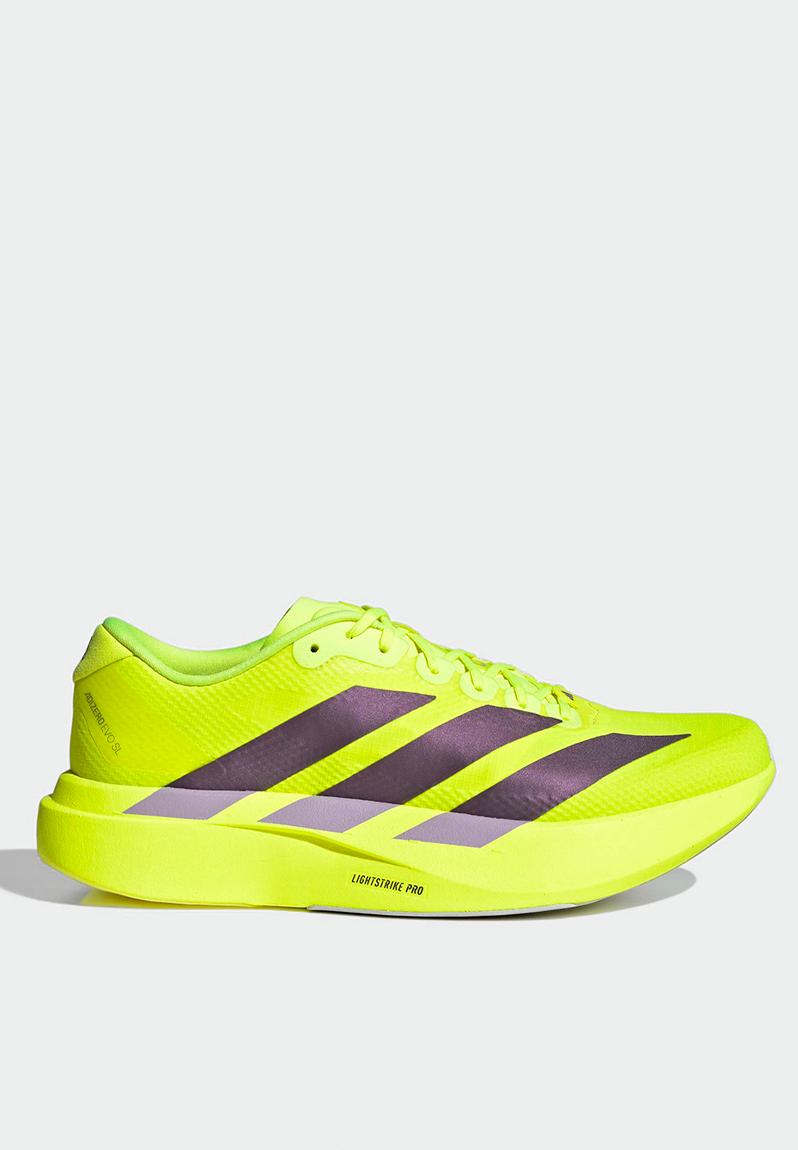 Adizero EVO SL WOVEN M - solar yellow/aurora plum/powder plum
