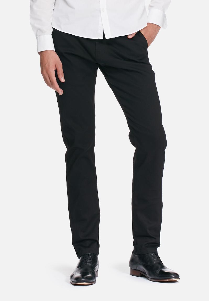 Slim chinos - black basicthread Pants & Chinos | Superbalist.com