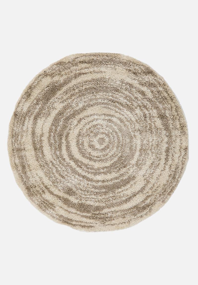 Shaggy Circular Rug - Natural Fotakis Rugs & Mats | Superbalist