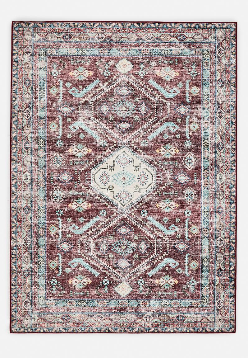 Kin Antique Rug - Rust
