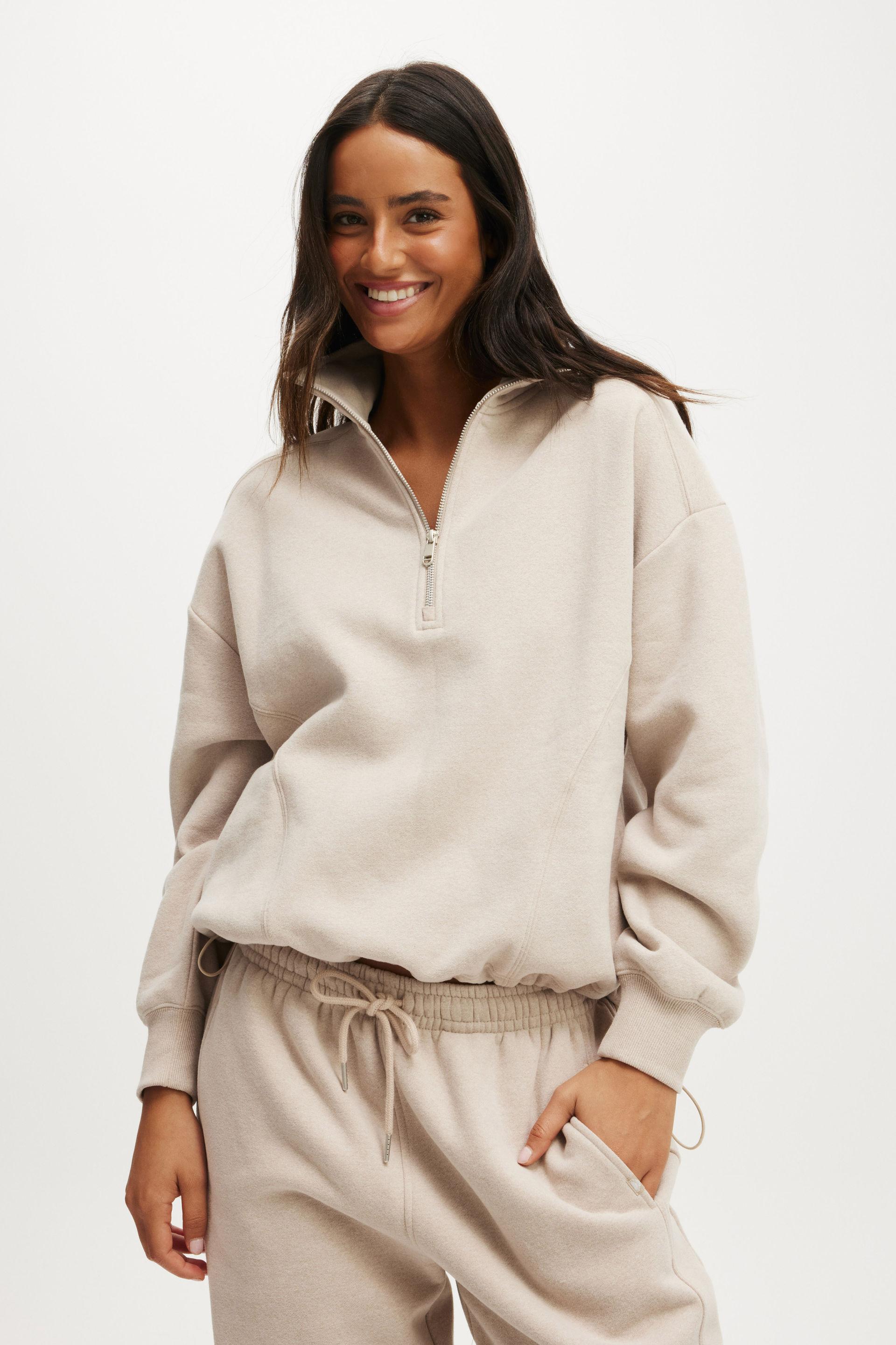 L'Appartement C/N Oversize Sweat スウェット AMERICANA/アメリカーナ】 BACK ZIP SWEAT（スウェット）｜L