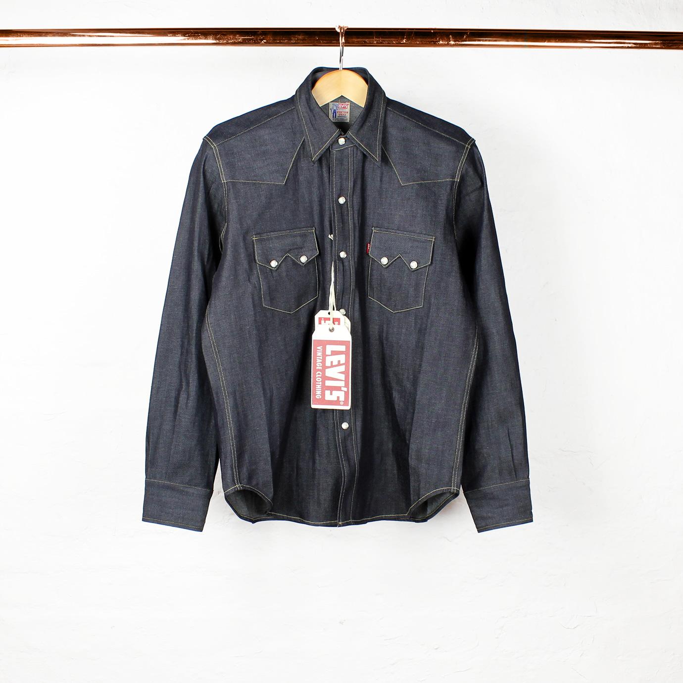 1955 Sawtooth Denim Shirt – Rigid Levi’s® Vintage Range Shirts 