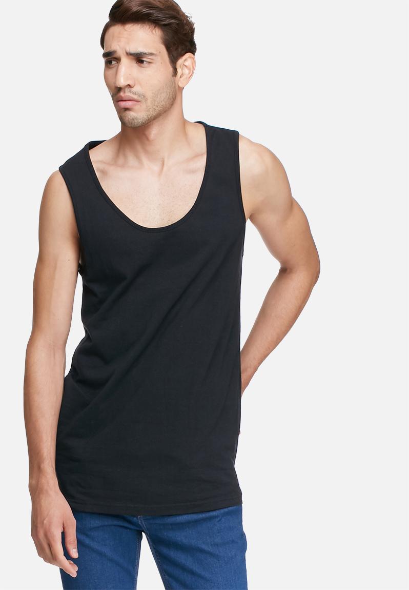 Tail regular fit vest - Black basicthread T-Shirts & Vests ...