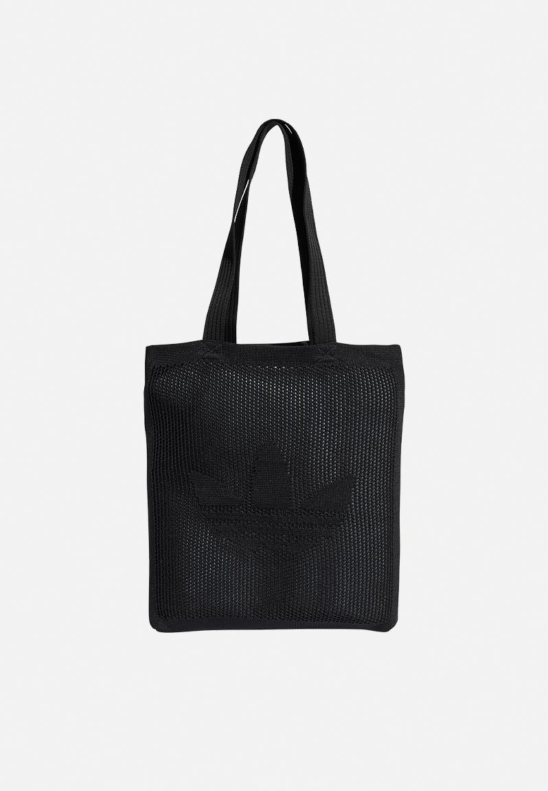 『TEN TOTE BAG BLACK』 Crochet tote bag - black