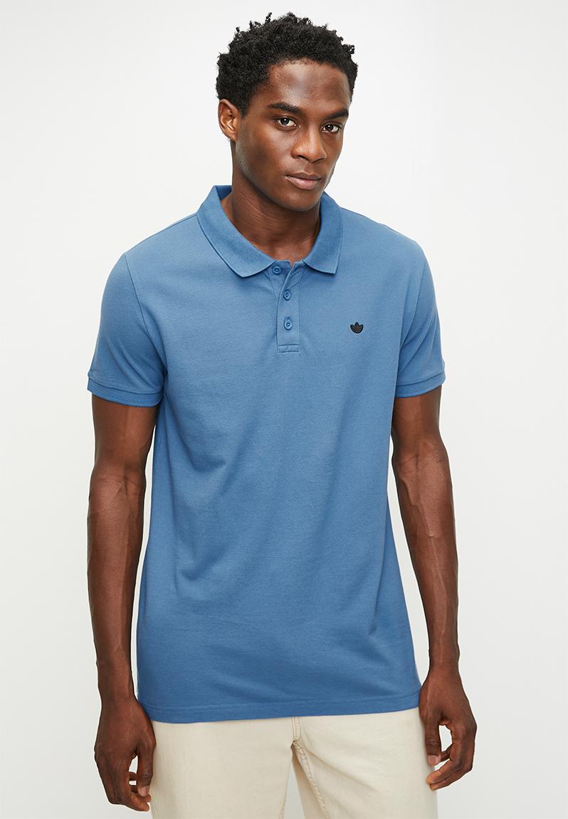 ESSENTIAL POLO SF - DUSKY INK