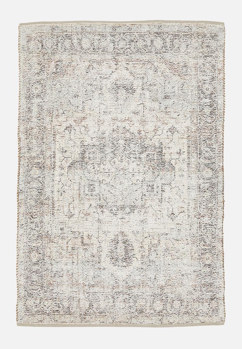 Jute & Wool Antique Rug Multi