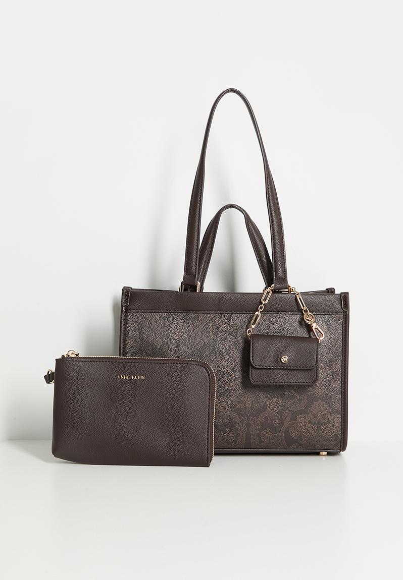 Exclusive Double Handle Bonded Tote Bag - Espresso