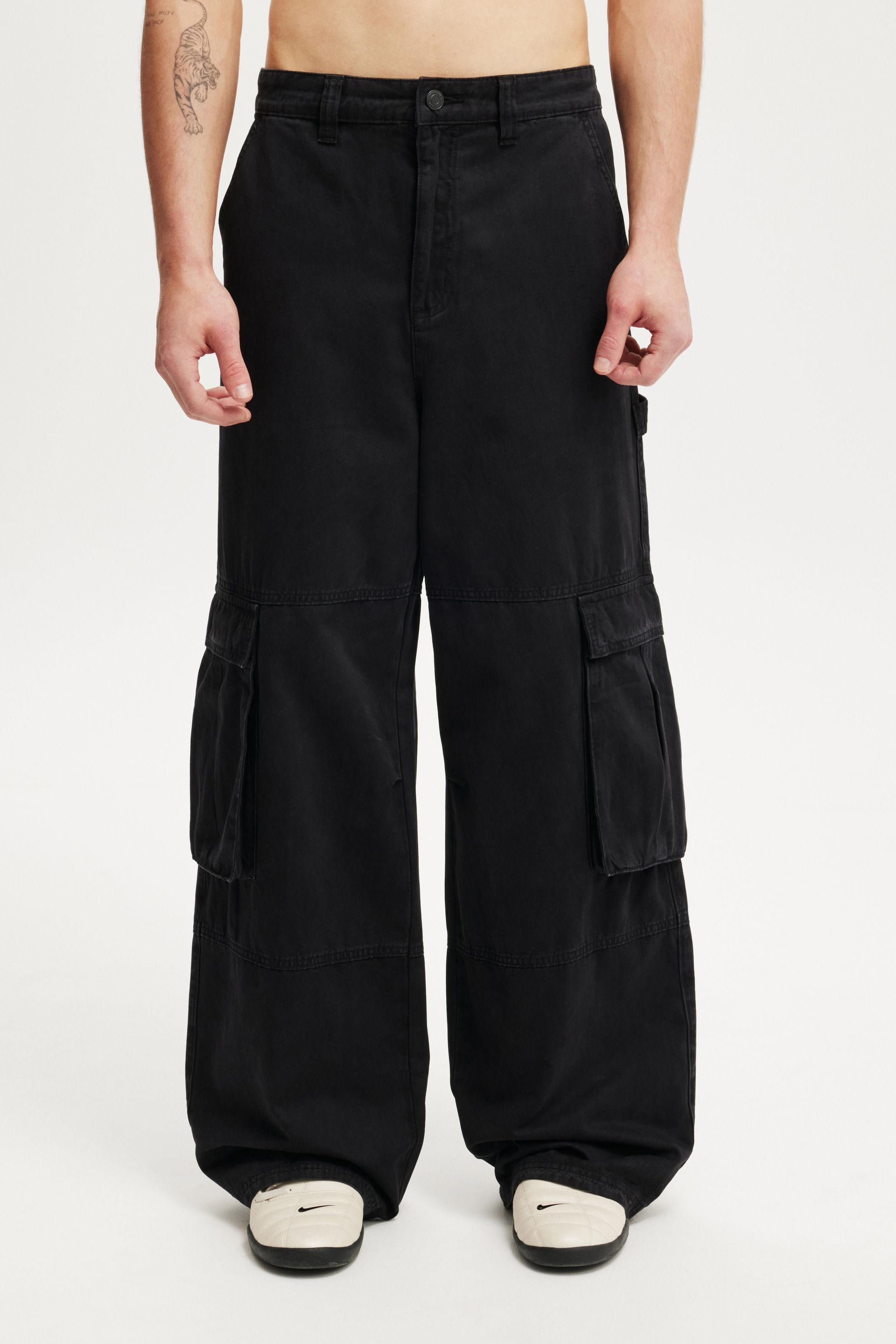 Super Baggy Cargo Pant - Black 1