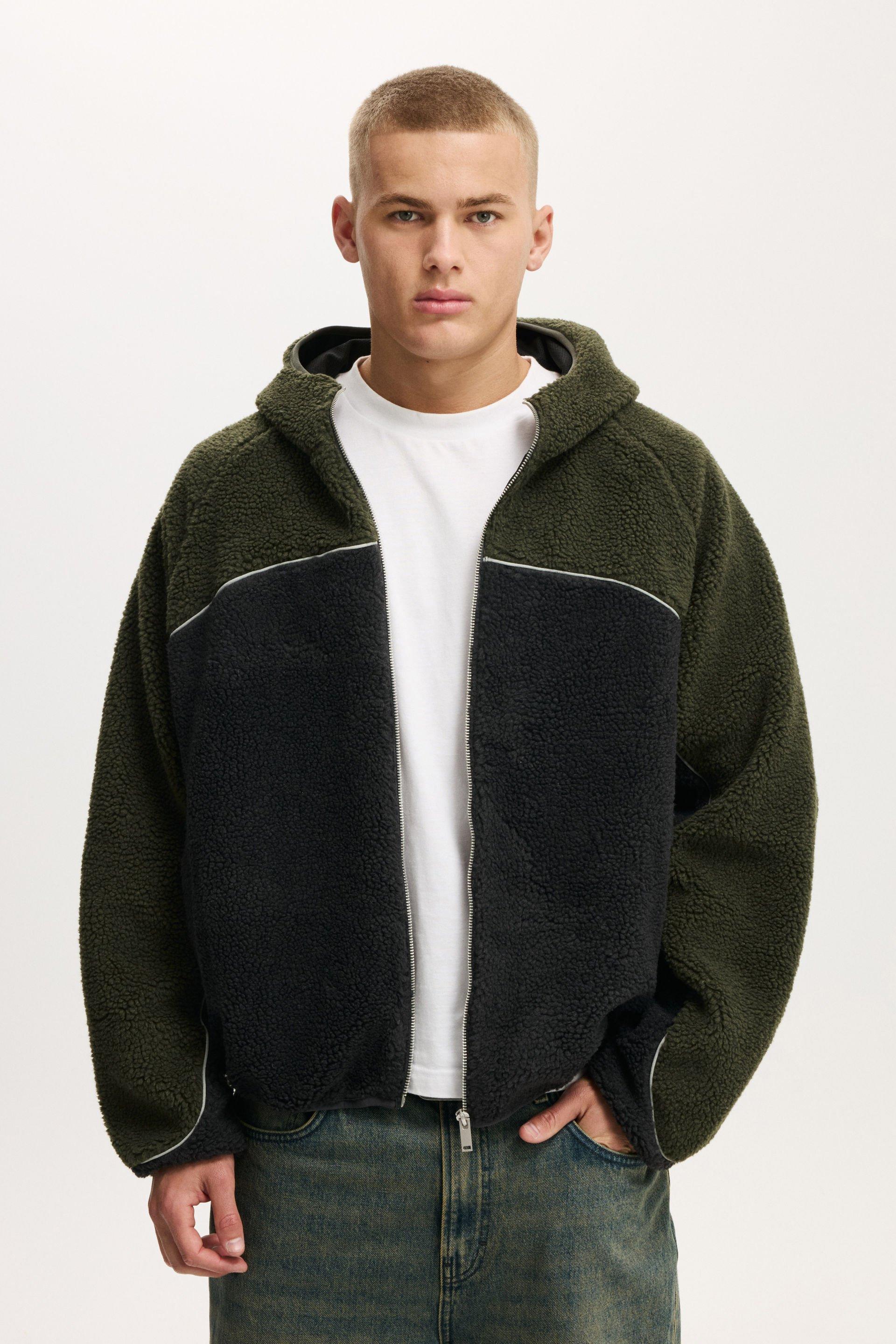 スノーボード TEDDY Hooded Teddy Jacket - Military Panelling