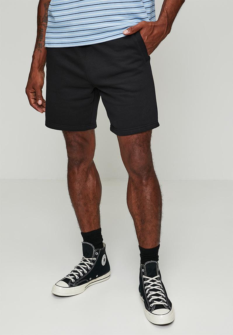 Relaxed fit shorts - black - 1302693001