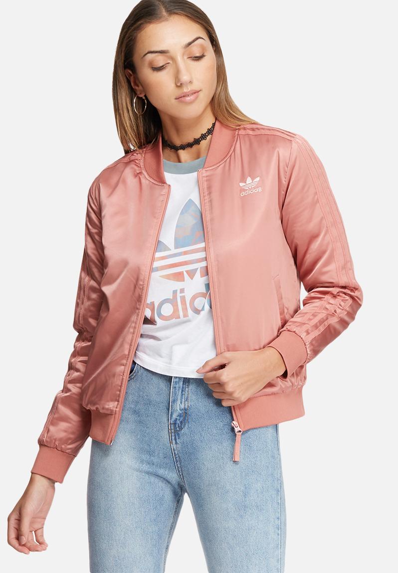 adidas satin track jacket