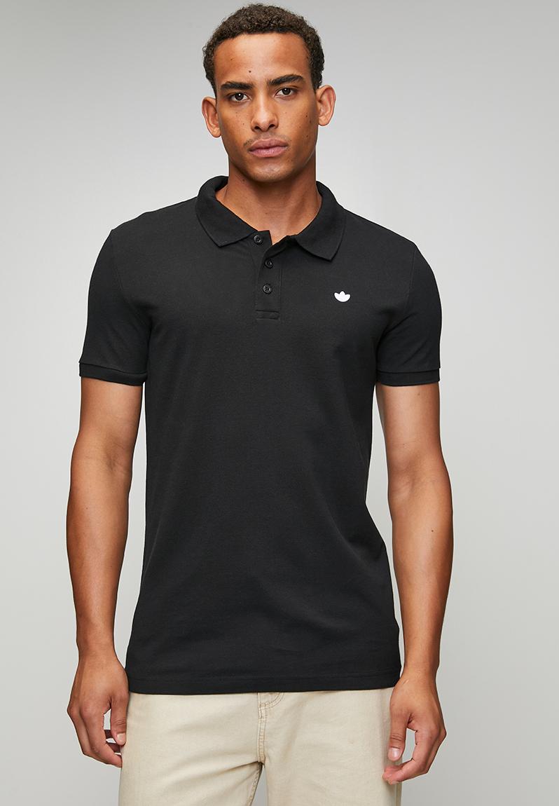 ESSENTIAL POLO SF - black