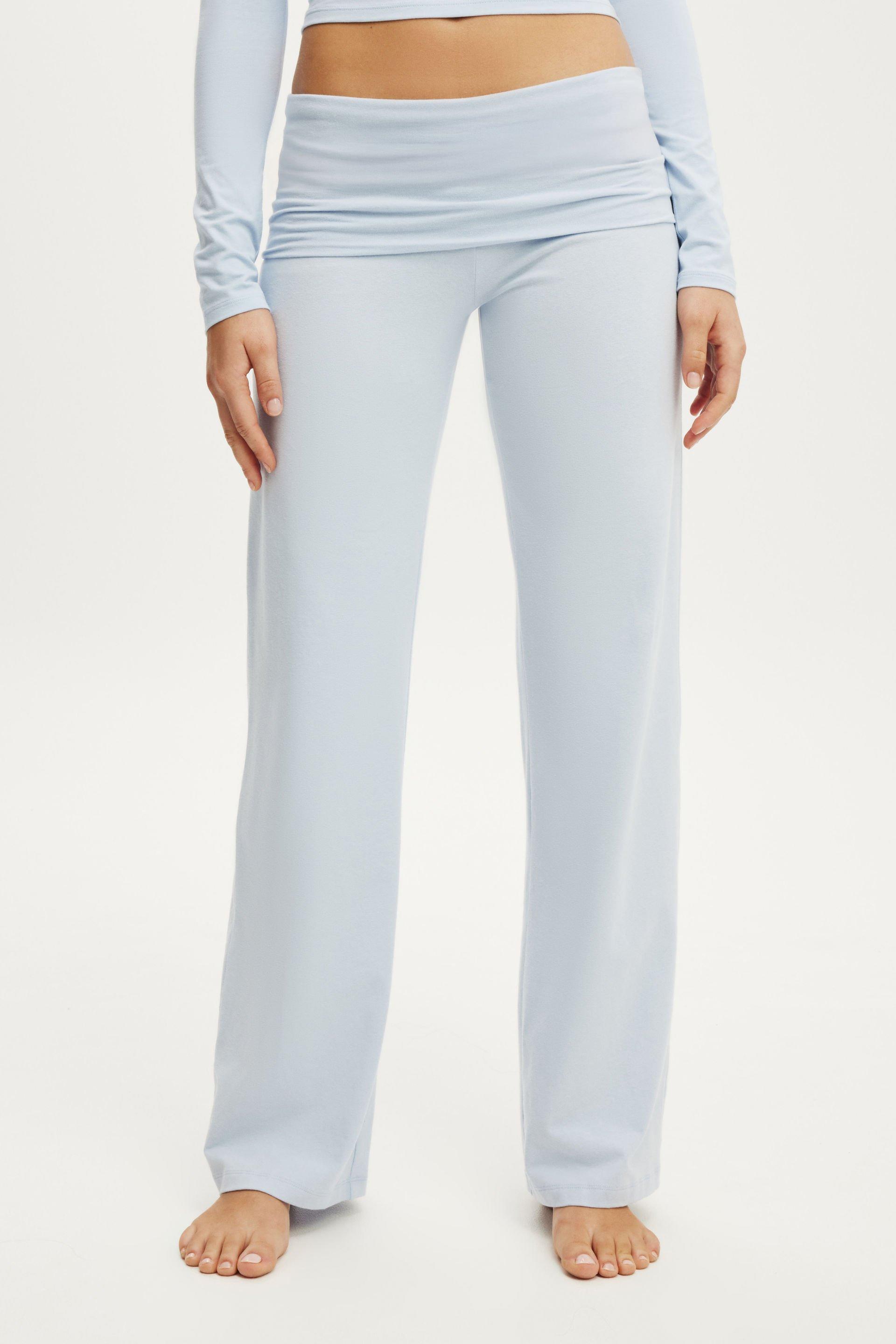Dreamy soft roll waist pant - violet blue