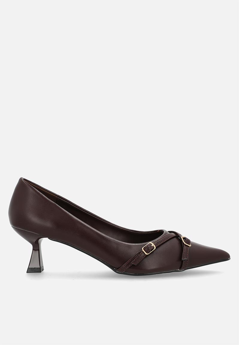 Octavia court heel - brown