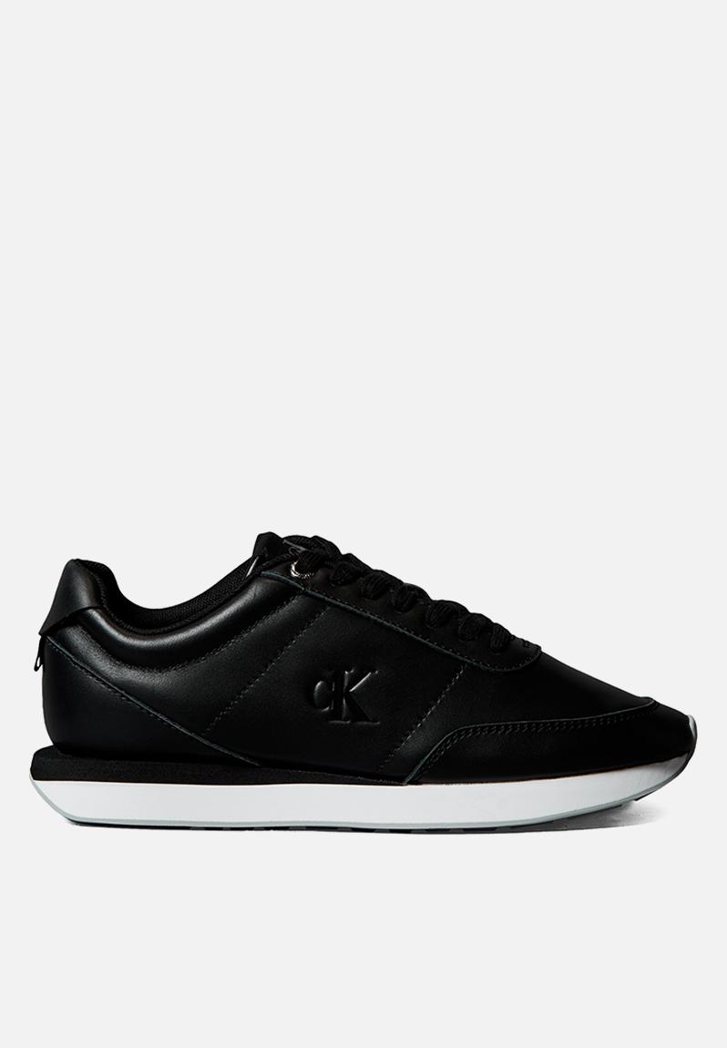 Retro Runner Lace Up - Black Formal Gray Calvin Klein Sneakers ...