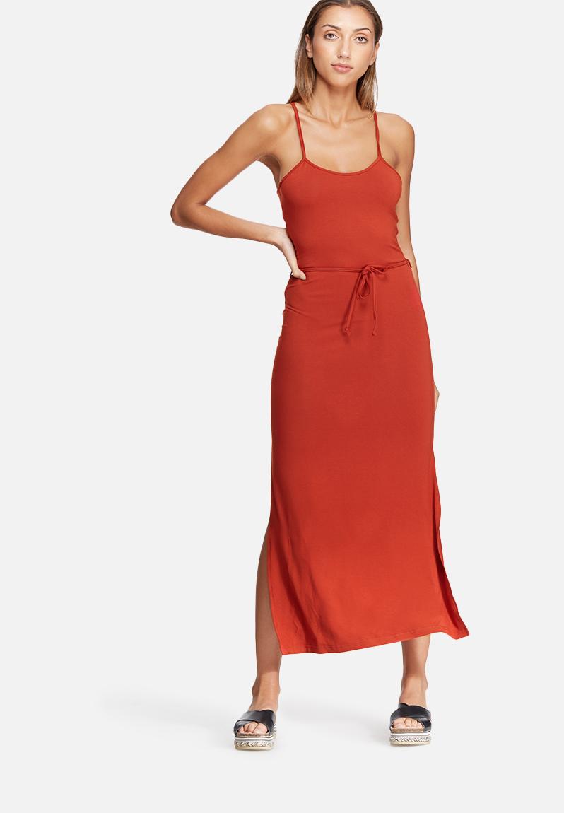 burnt orange maxi