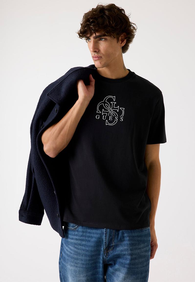 Ss Bsc Basic Quattro G Tee - Jet Black A996