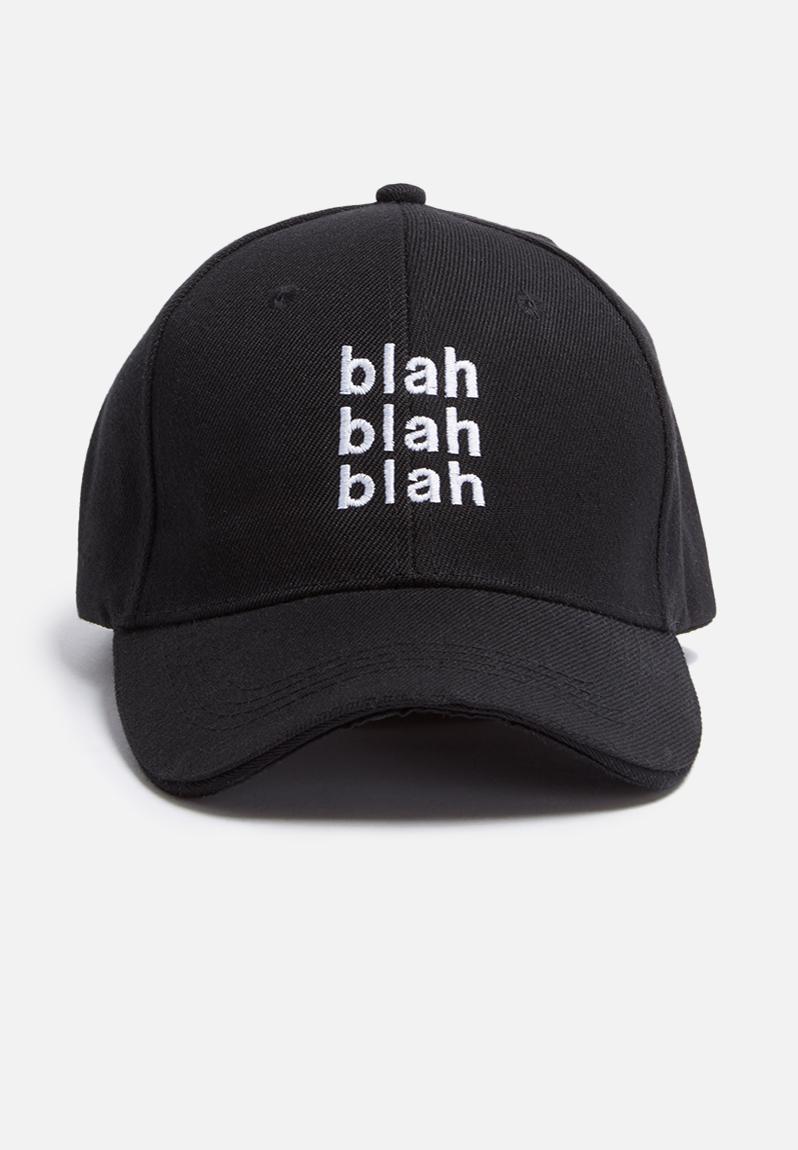 Blah embroidered cap - black Vintage Lover Headwear | Superbalist.com